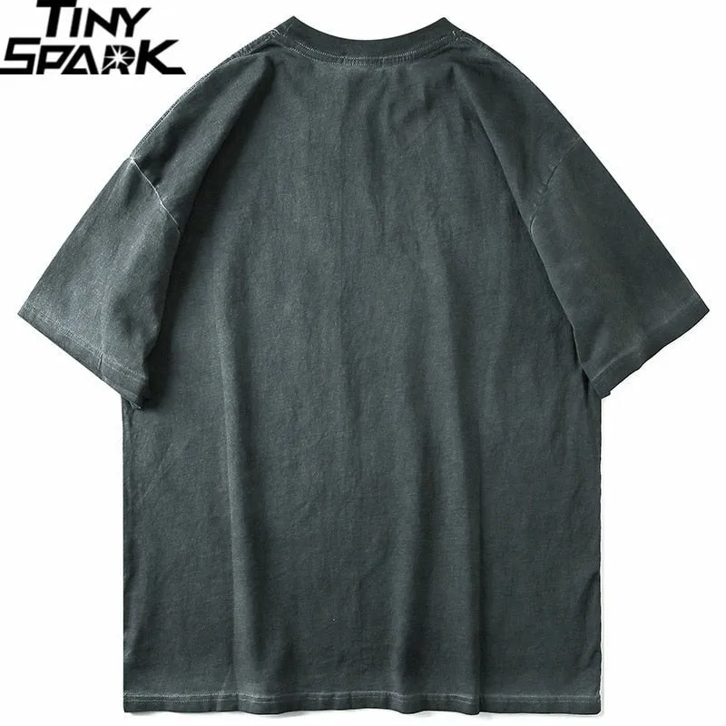 Men's Evil Eye Print Harajuku T-Shirt