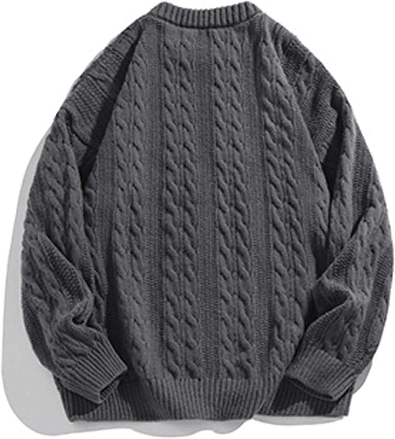 Men's Graphic Oversized Sweater Unisex Knit Aesthetic Sweaters Streetwear Casual Tunic Pullover Jumper