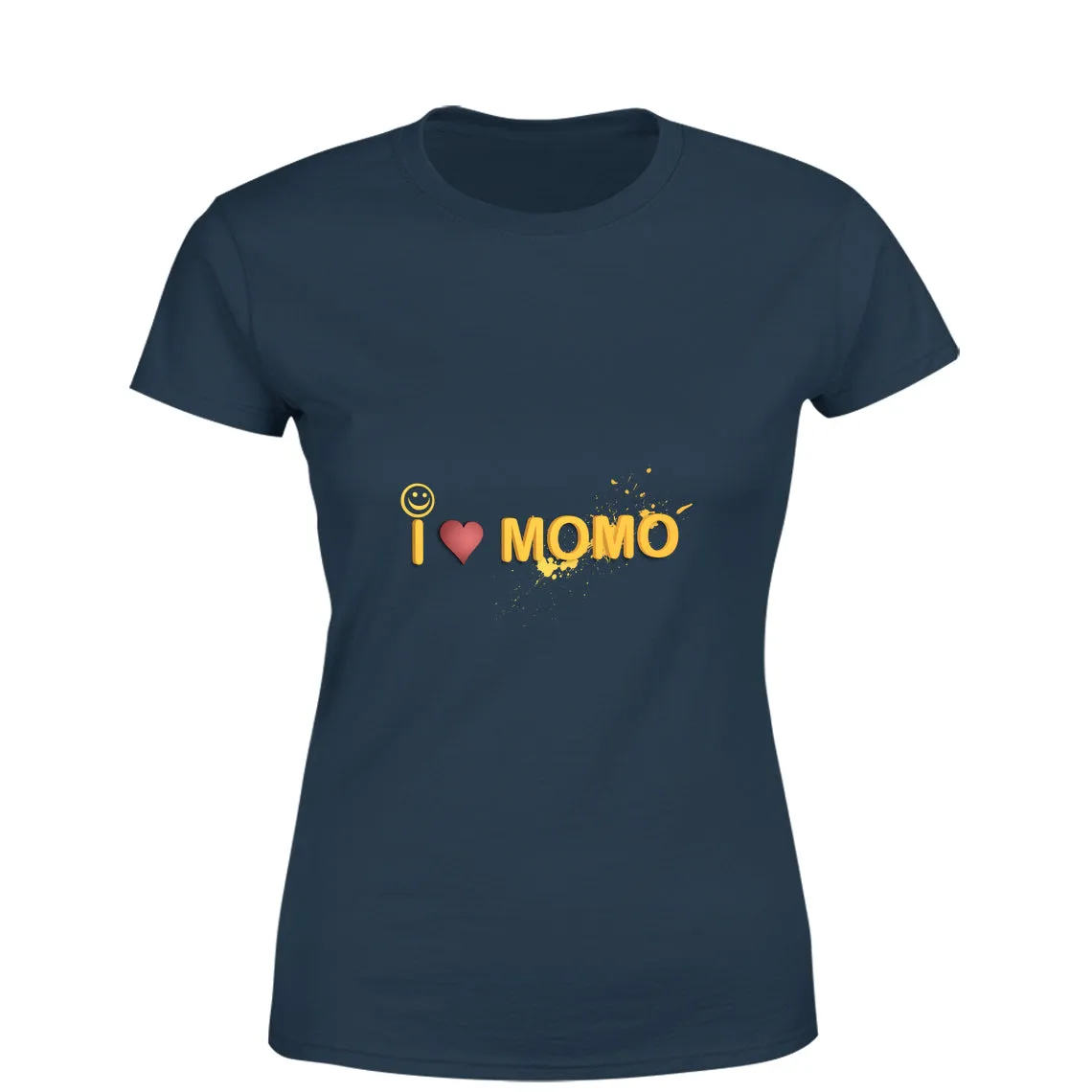 Mister Fab I Love Momo Women Round Neck printed T-Shirts