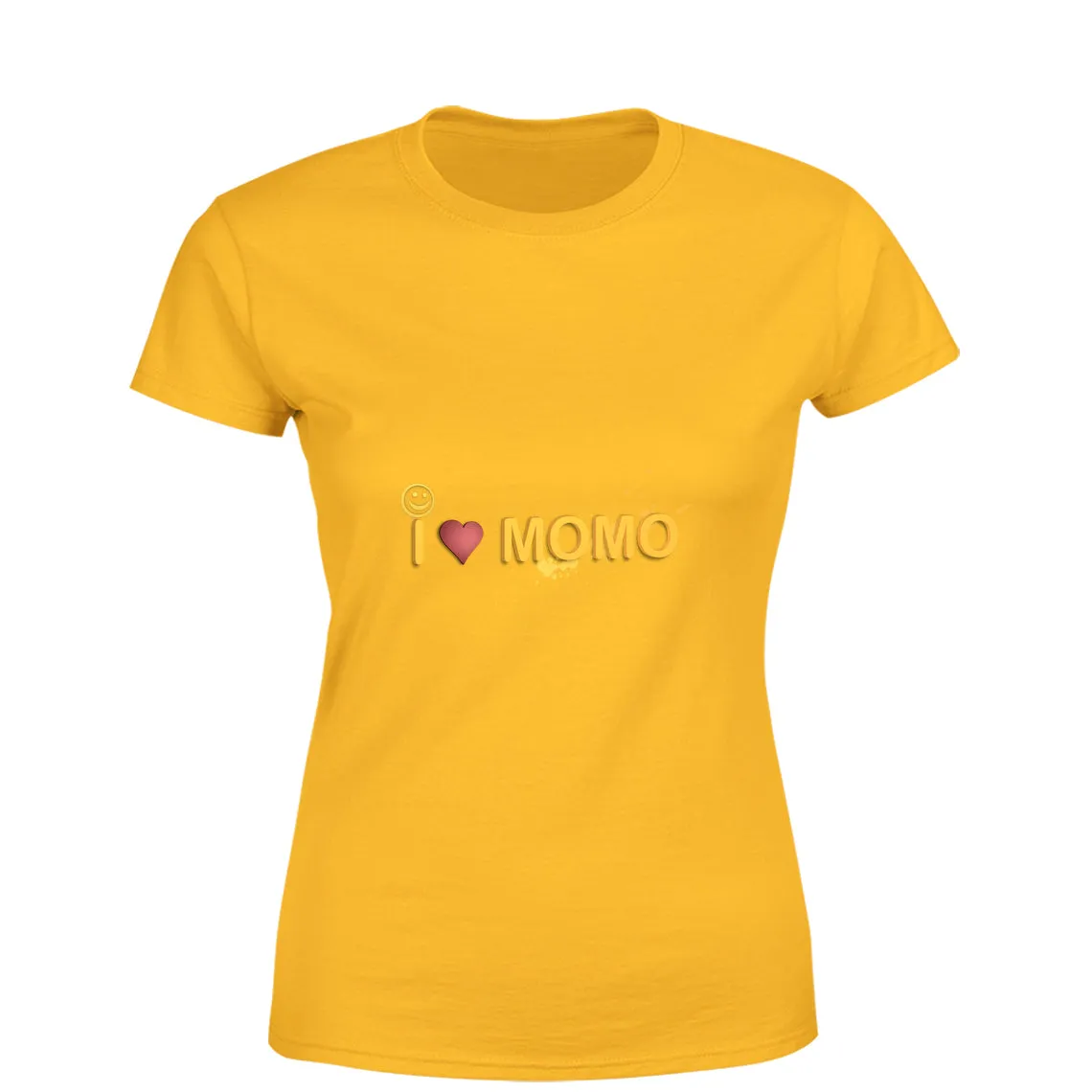 Mister Fab I Love Momo Women Round Neck printed T-Shirts