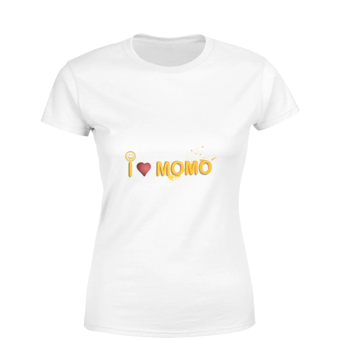 Mister Fab I Love Momo Women Round Neck printed T-Shirts
