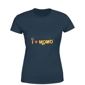 Mister Fab I Love Momo Women Round Neck printed T-Shirts