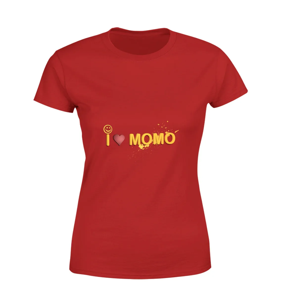 Mister Fab I Love Momo Women Round Neck printed T-Shirts