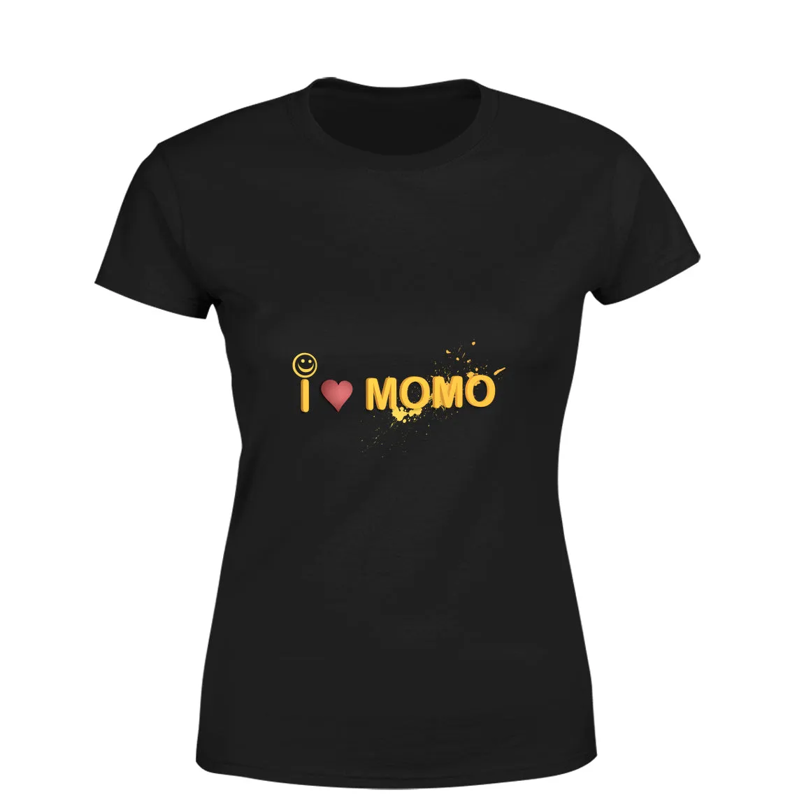 Mister Fab I Love Momo Women Round Neck printed T-Shirts