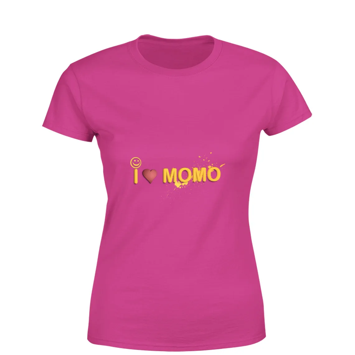 Mister Fab I Love Momo Women Round Neck printed T-Shirts