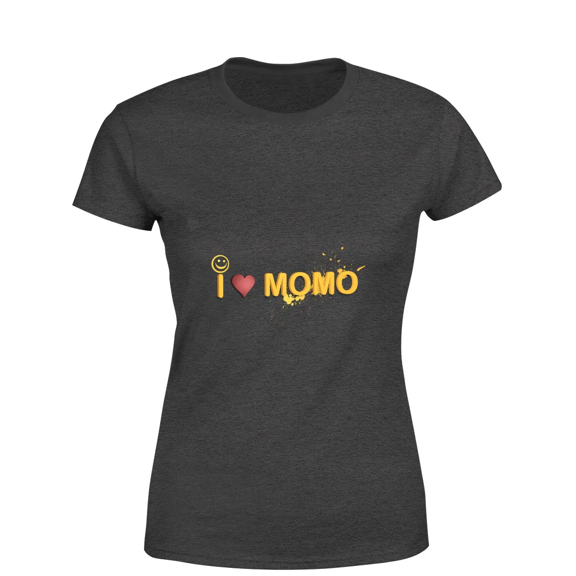 Mister Fab I Love Momo Women Round Neck printed T-Shirts