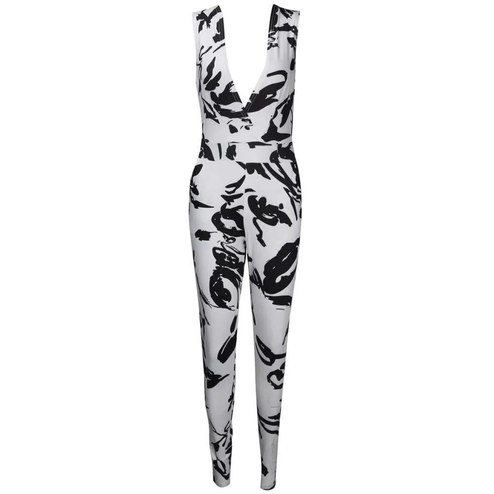 New Fashion Women Club-wear Playsuit Sleeveless Jumpsuit