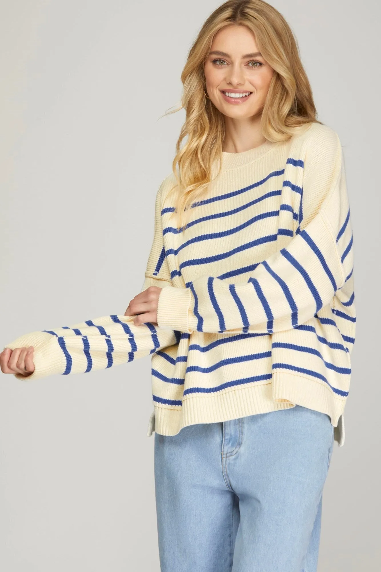 New Love Stripped Sweater