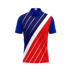 Next Print Customized Polo Neck Royal Blue Jersey NPTS38