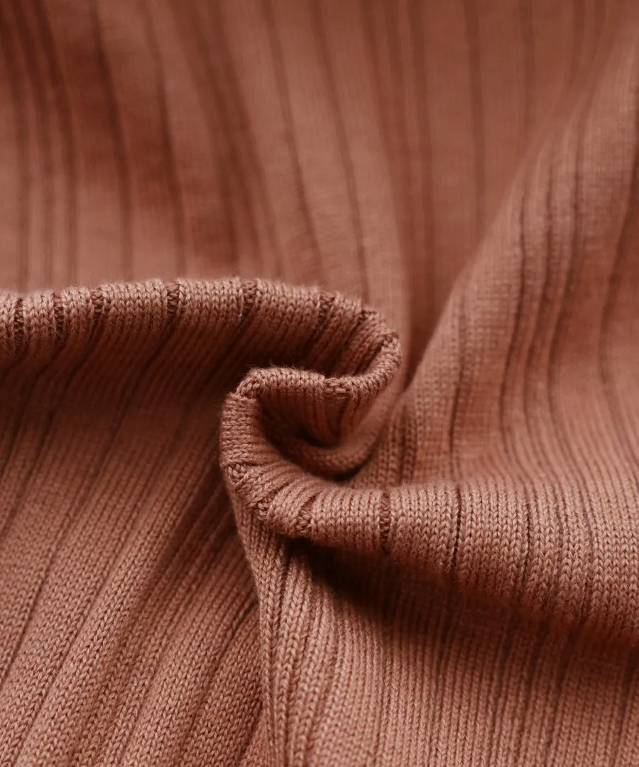 no sleeve summer rib knit