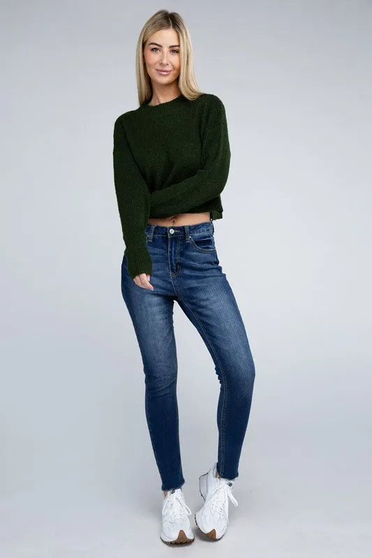 Oli Mock Neck Pullover