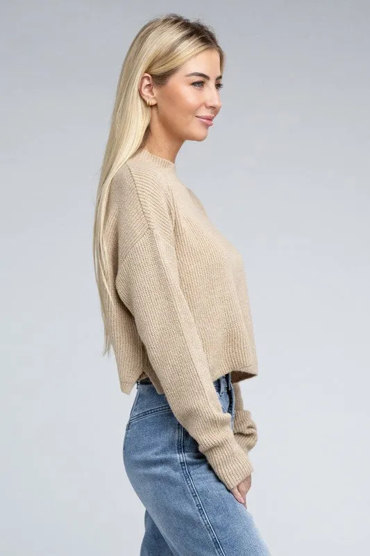 Oli Mock Neck Pullover