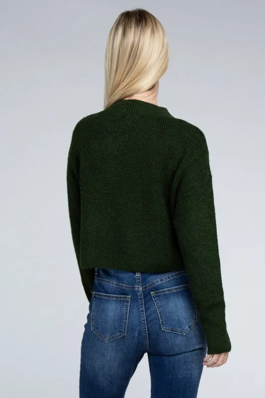 Oli Mock Neck Pullover