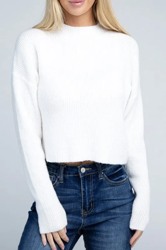Oli Mock Neck Pullover