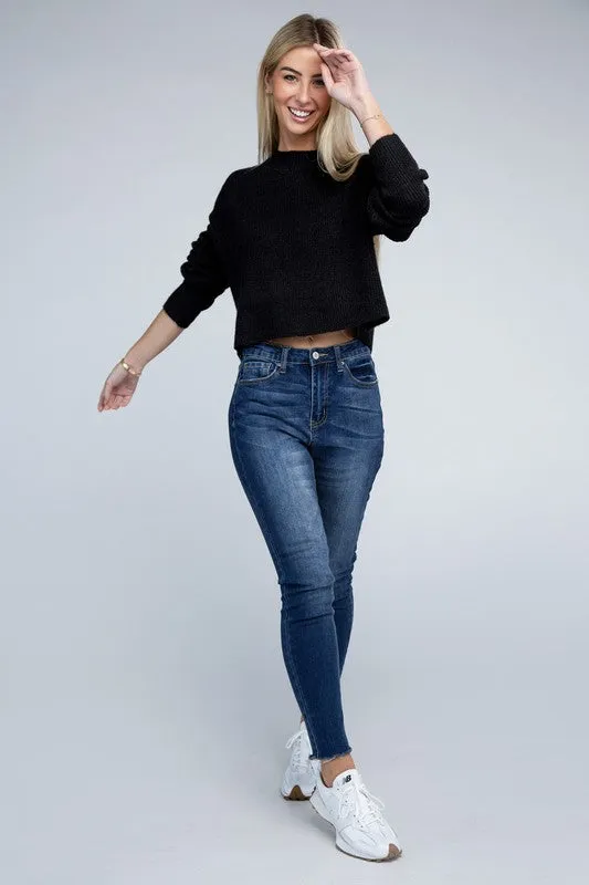 Oli Mock Neck Pullover