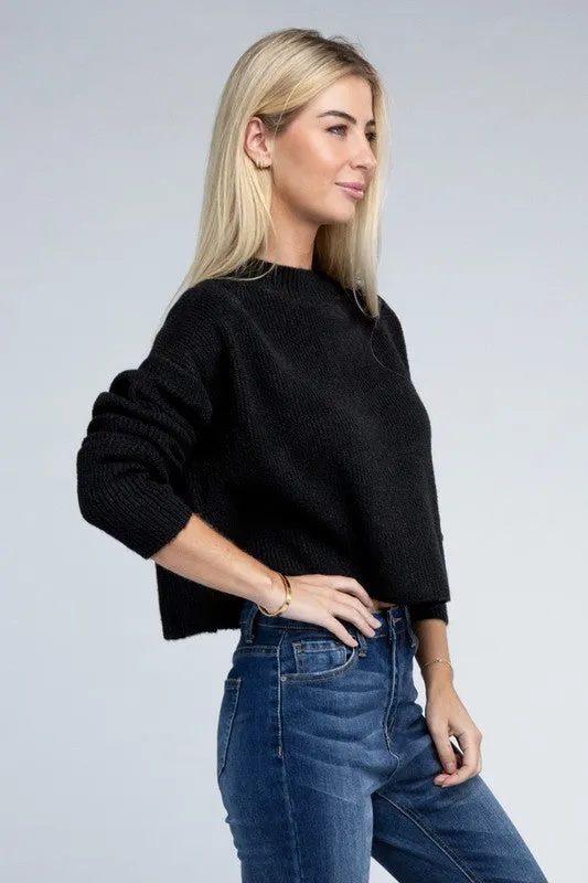 Oli Mock Neck Pullover