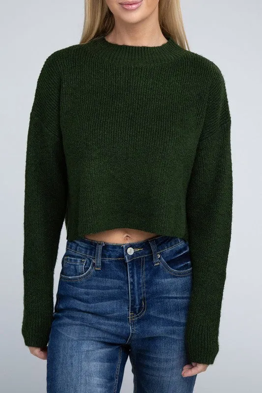 Oli Mock Neck Pullover