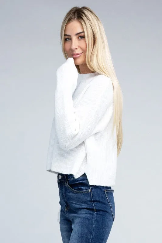 Oli Mock Neck Pullover