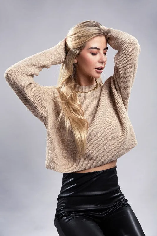 Oli Mock Neck Pullover