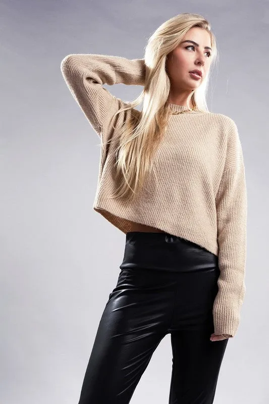 Oli Mock Neck Pullover