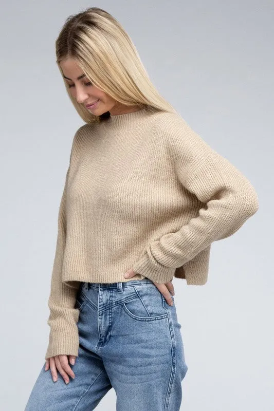 Oli Mock Neck Pullover