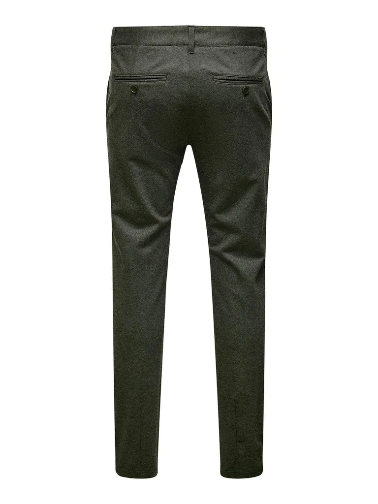 Only & Sons Mark - sildebensmønstrede Comfort pants