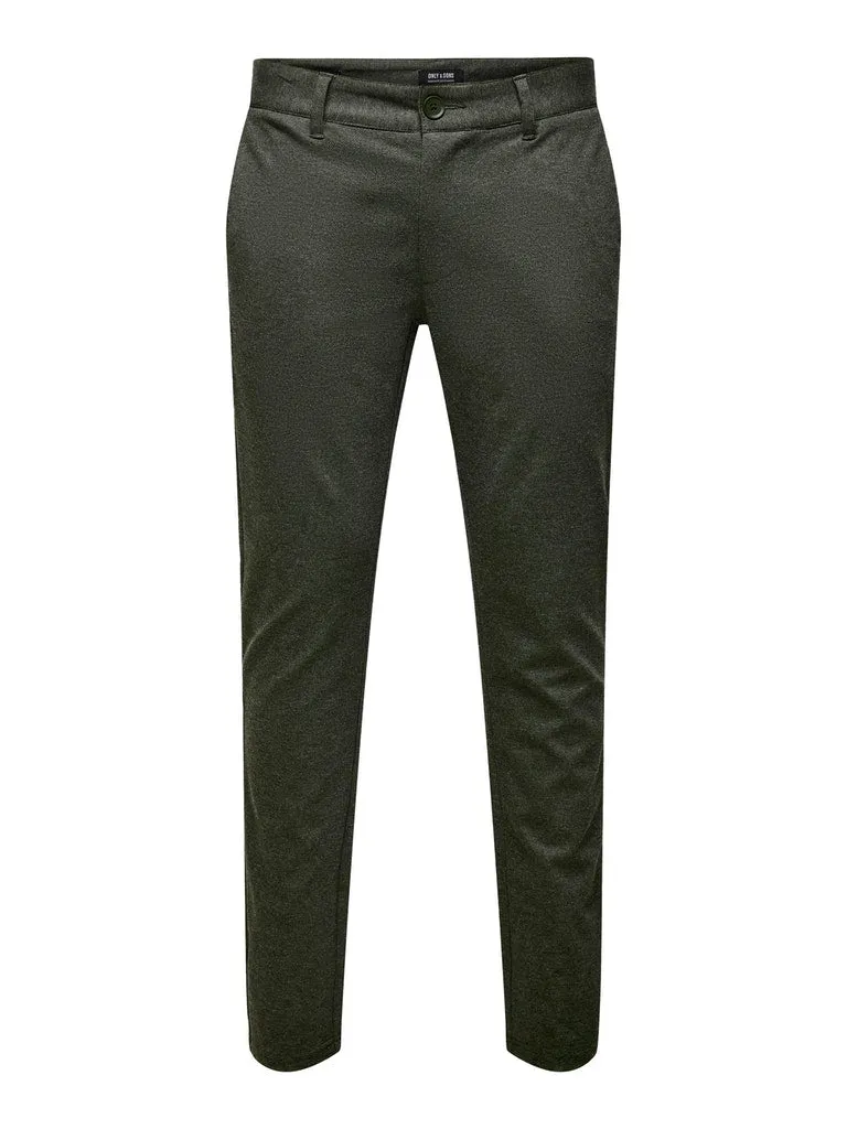 Only & Sons Mark - sildebensmønstrede Comfort pants