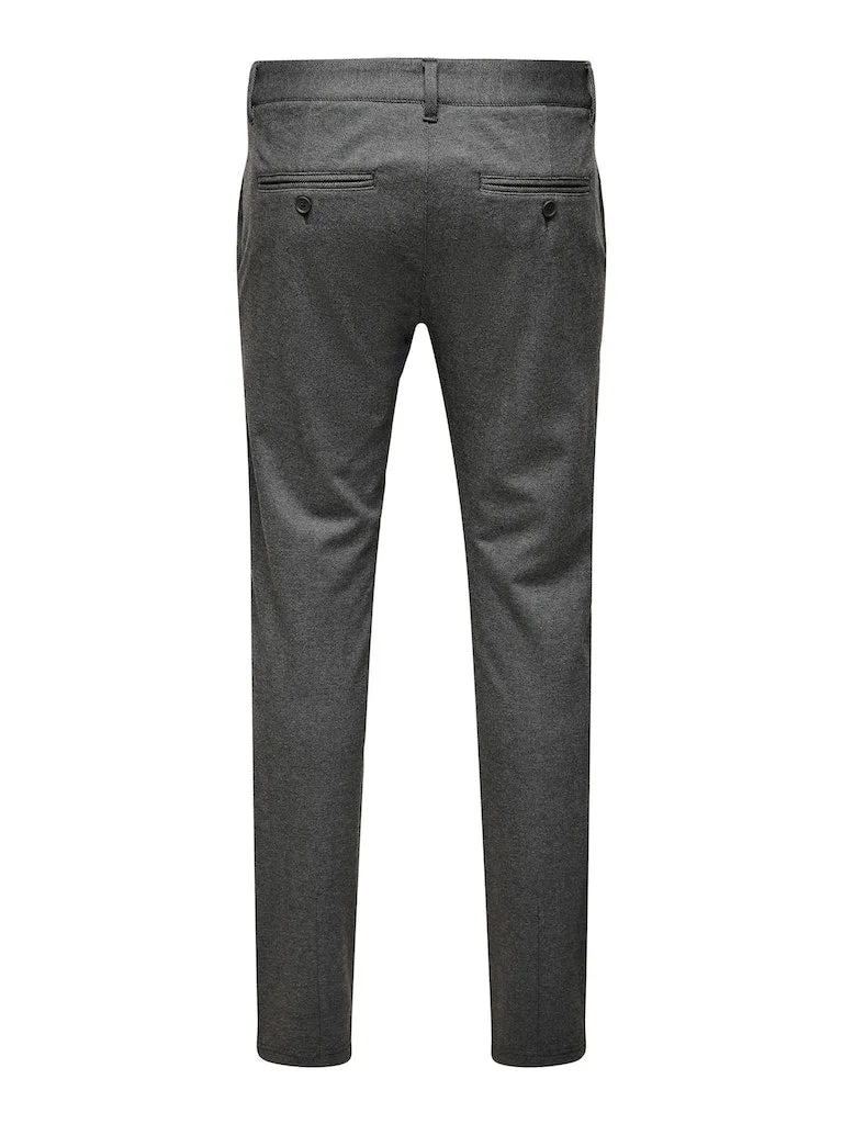 Only & Sons Mark - sildebensmønstrede Comfort pants