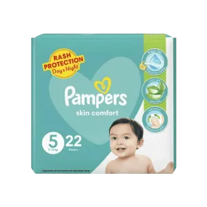 PAMPERS PANTS SKIN COMFORT SIZE 5 - 22 DIAPERS