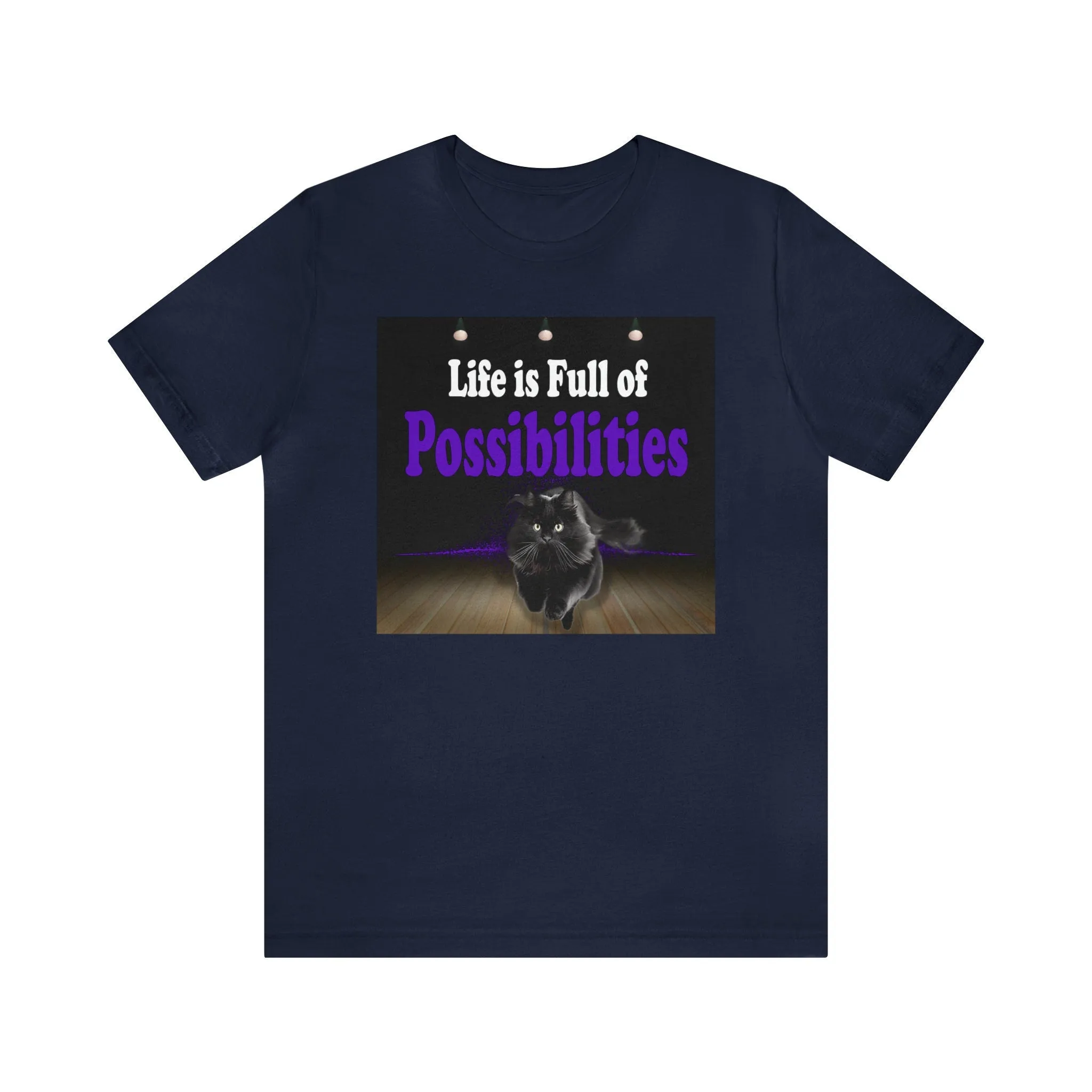 Possibilities T-shirts-Funny Cat graphic tees-custom t shirt printing | Life Possibilities t-shirt novelty