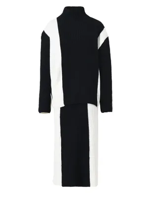 Pre Order:  Two-Piece Sweater and Skirt Knit Set