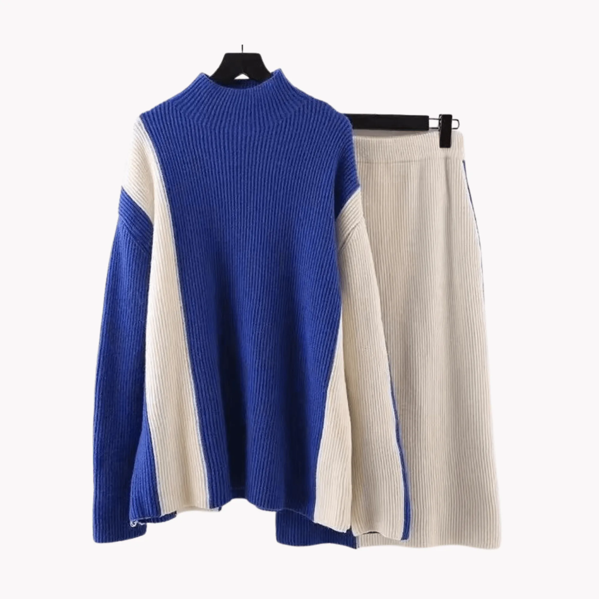 Pre Order:  Two-Piece Sweater and Skirt Knit Set