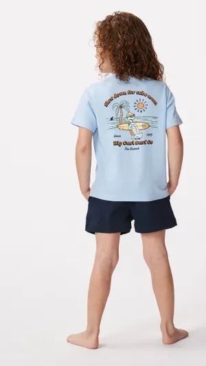 Ripcurl Shred Town Art Short Sleeve Tee Boy