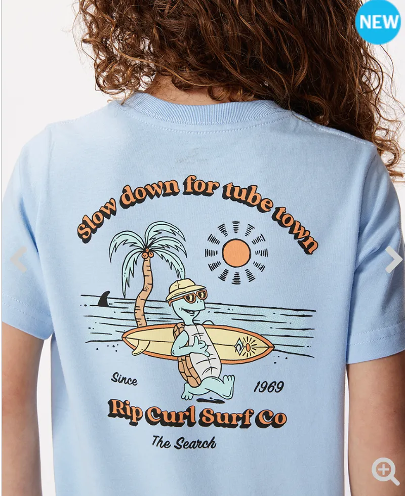 Ripcurl Shred Town Art Short Sleeve Tee Boy