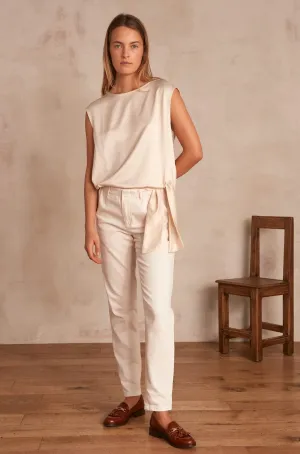 SABIL CREAM CHINOS