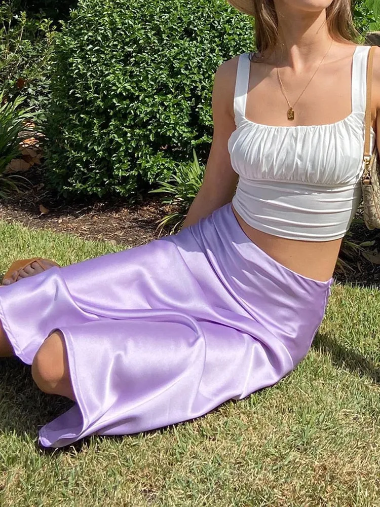 Satin Skirt