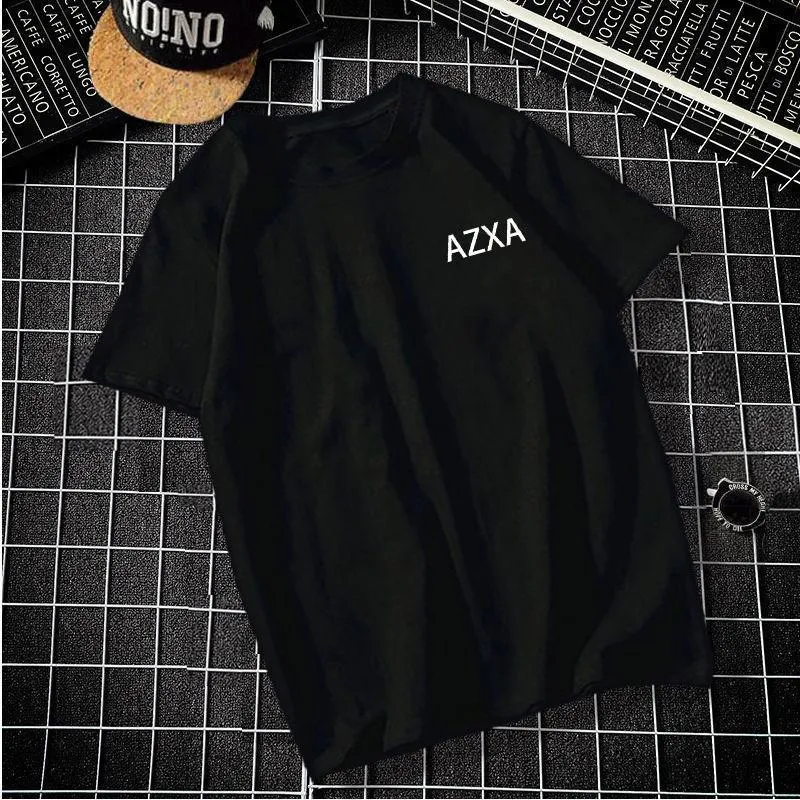 Short Sleeve T-Shirt Matching Slim Look Trendy Half Sleeved Tops T-Shirt