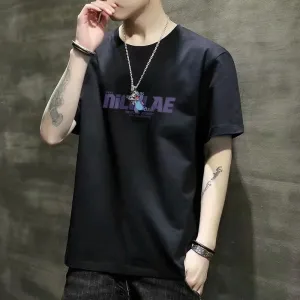 Short Sleeve T-Shirt Summer Trendy Student Tops Half Sleeved Teens Matching T-Shirt