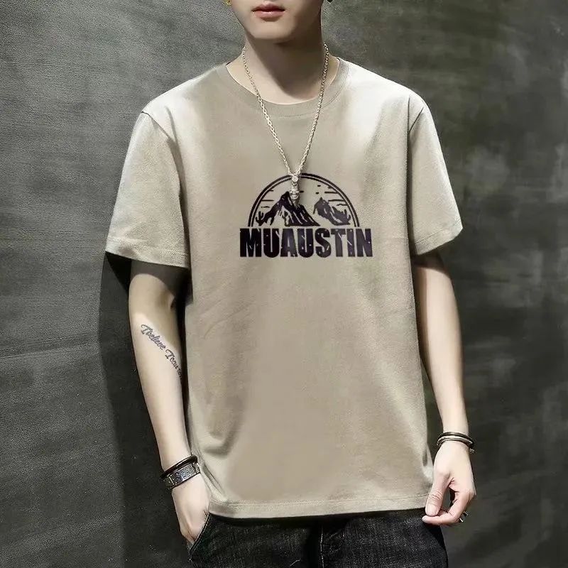 Short Sleeve T-Shirt Summer Trendy Student Tops Half Sleeved Teens Matching T-Shirt