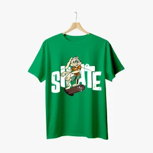 Skate - Polycotton Round Neck Graphic T-Shirt