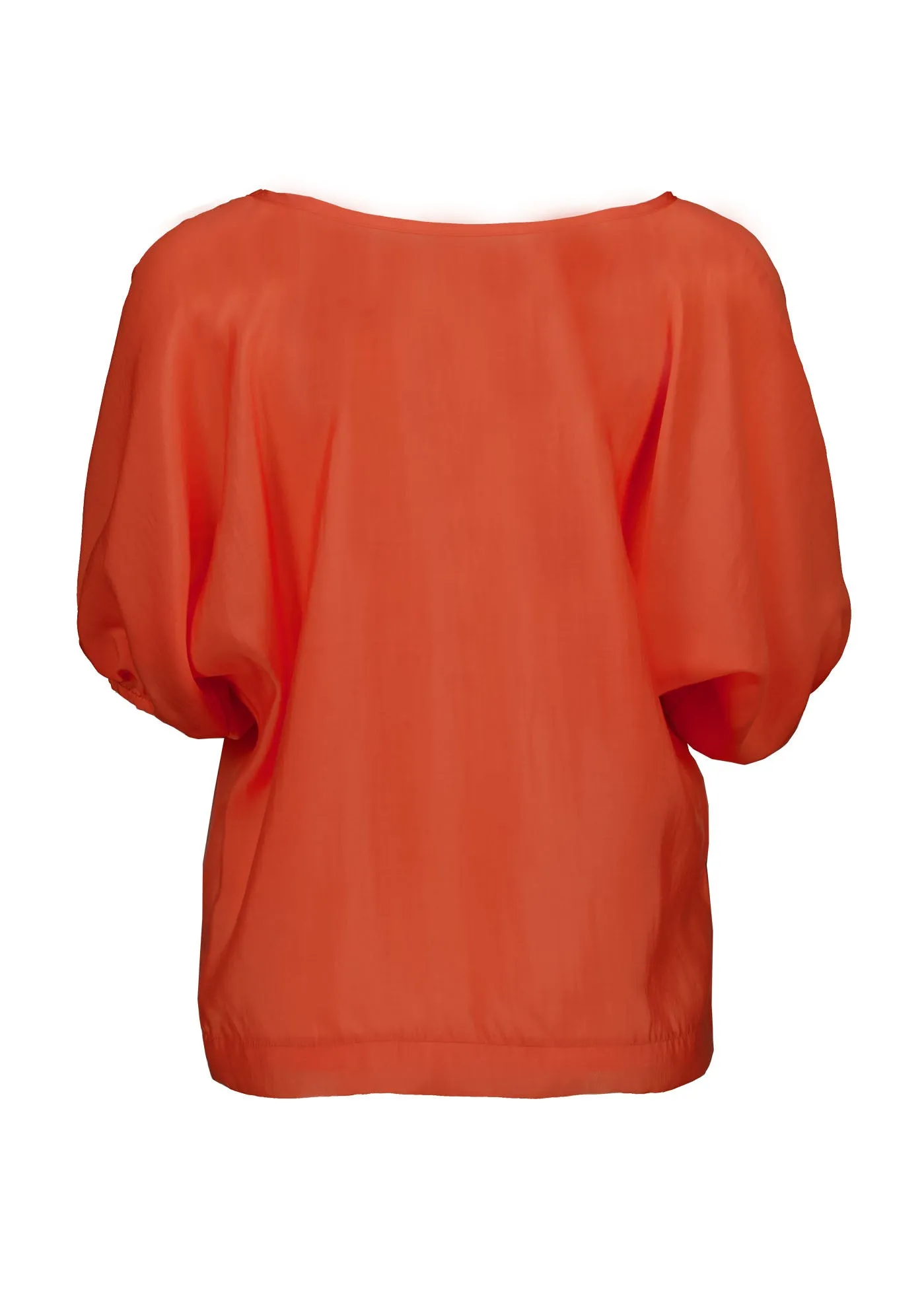 Skyscraper Camisa Orange in Fine Tencel