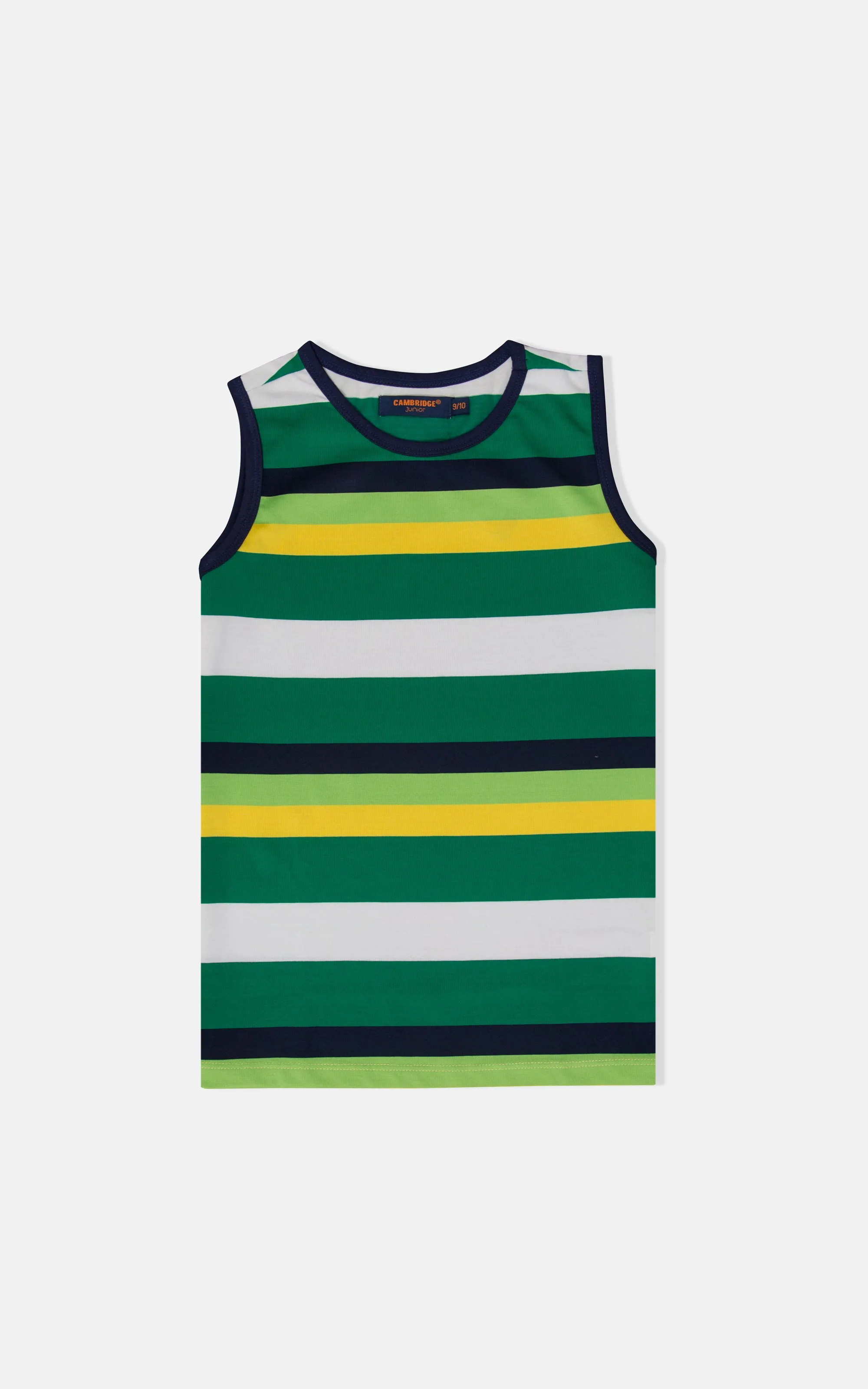 S/L GUTS VEST- GREEN/WHITE