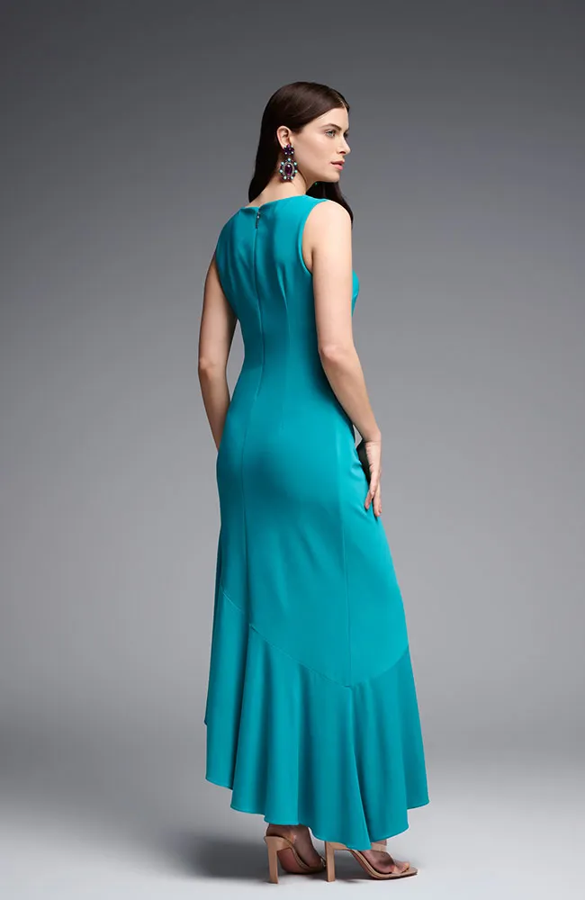 Sleeveless Flounce Bottom Dress