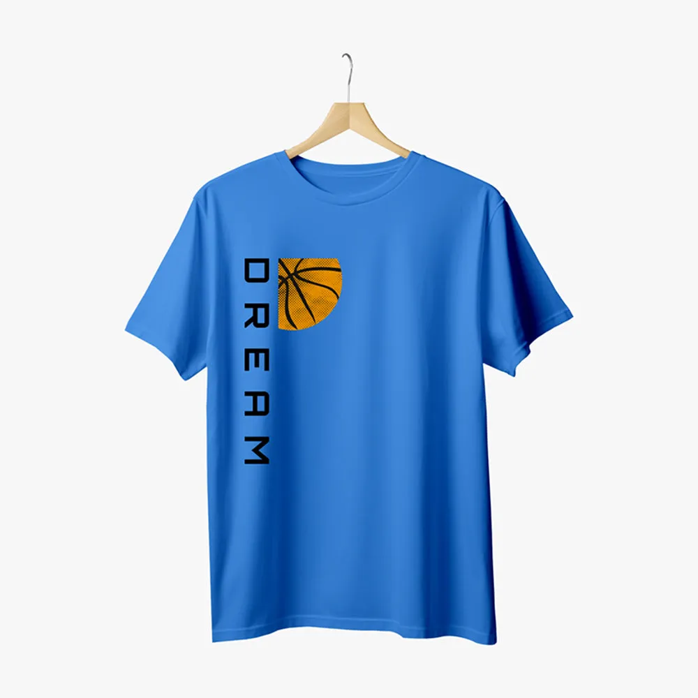 Sport Dream Print - Organic Cotton Graphic T-Shirt For Men