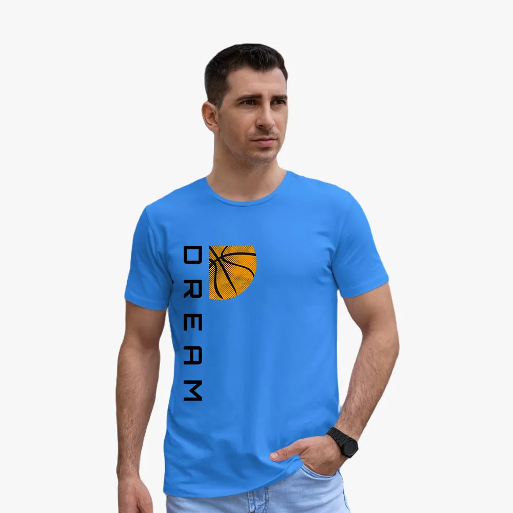 Sport Dream Print - Organic Cotton Graphic T-Shirt For Men