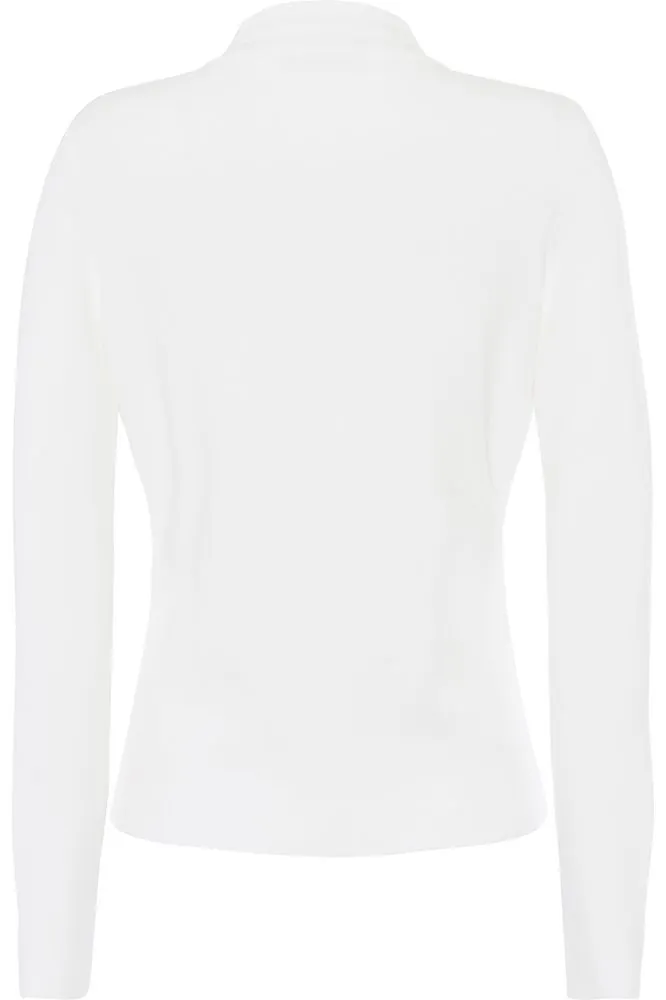 SS25 Tuzzi Ecru Zip Cardigan