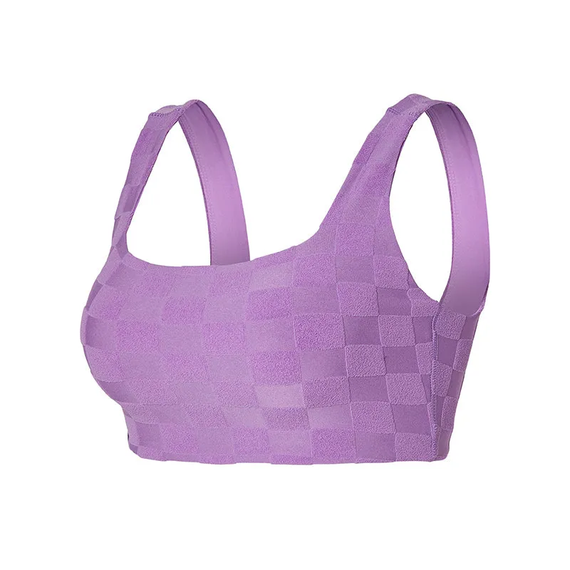Summer Jacquard Terry Bikini Bra tops