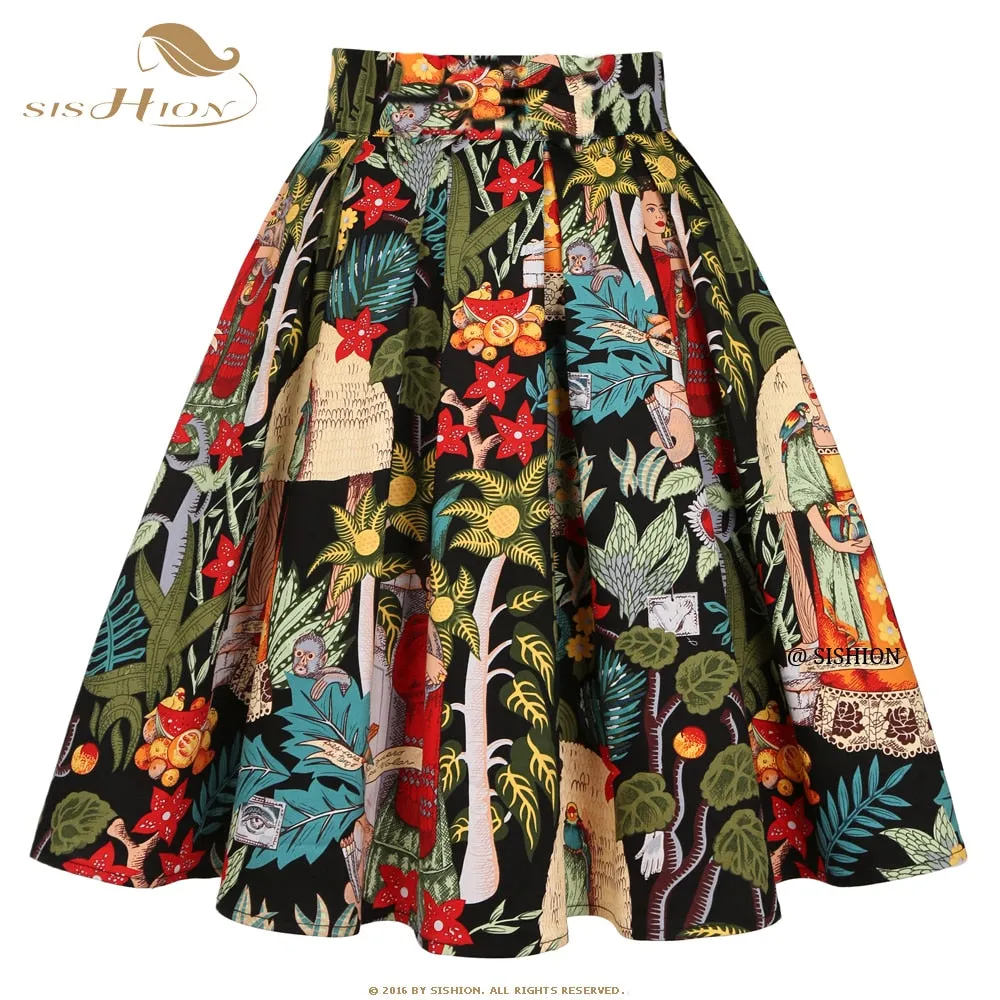 Summer Plaid Skirt with Pockets High Waist Cotton Vintage Retro harajuku Skirts Womens 2022 falda
