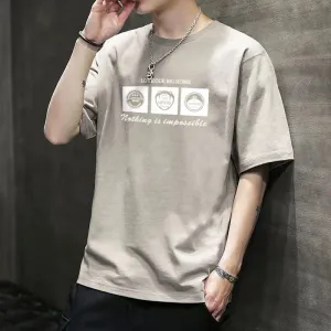 Summer Short Sleeve T-Shirt Trendy Loose Matching Teens Plus Size Tops T-Shirt