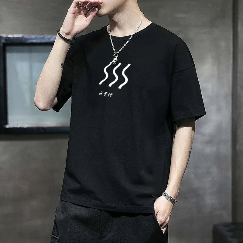 Summer Short Sleeve T-Shirt Trendy Loose Matching Teens Plus Size Tops T-Shirt